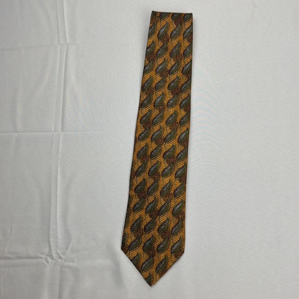 Ermenegildo Zegna Men's Tie 100% Silk Multicolor / Made in‎ Italy /60"x3.75"